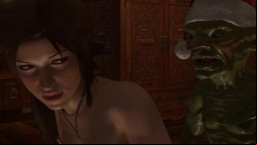 Lara Croft Monster Christmas Fantasy