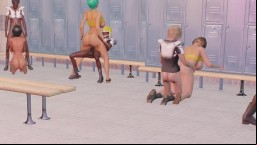 Cheerleader Orgy