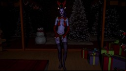 Widowmaker, sexy assassin dancing on Christmas